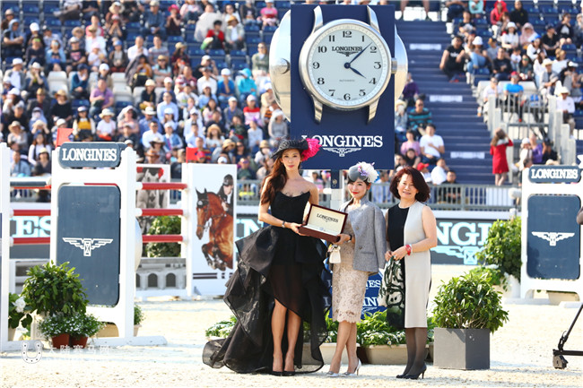 马术赛林志玲,上海环球马术冠军赛