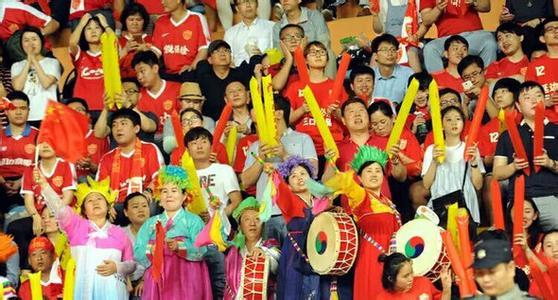 延边队延边球迷,延边球迷做客上海上港