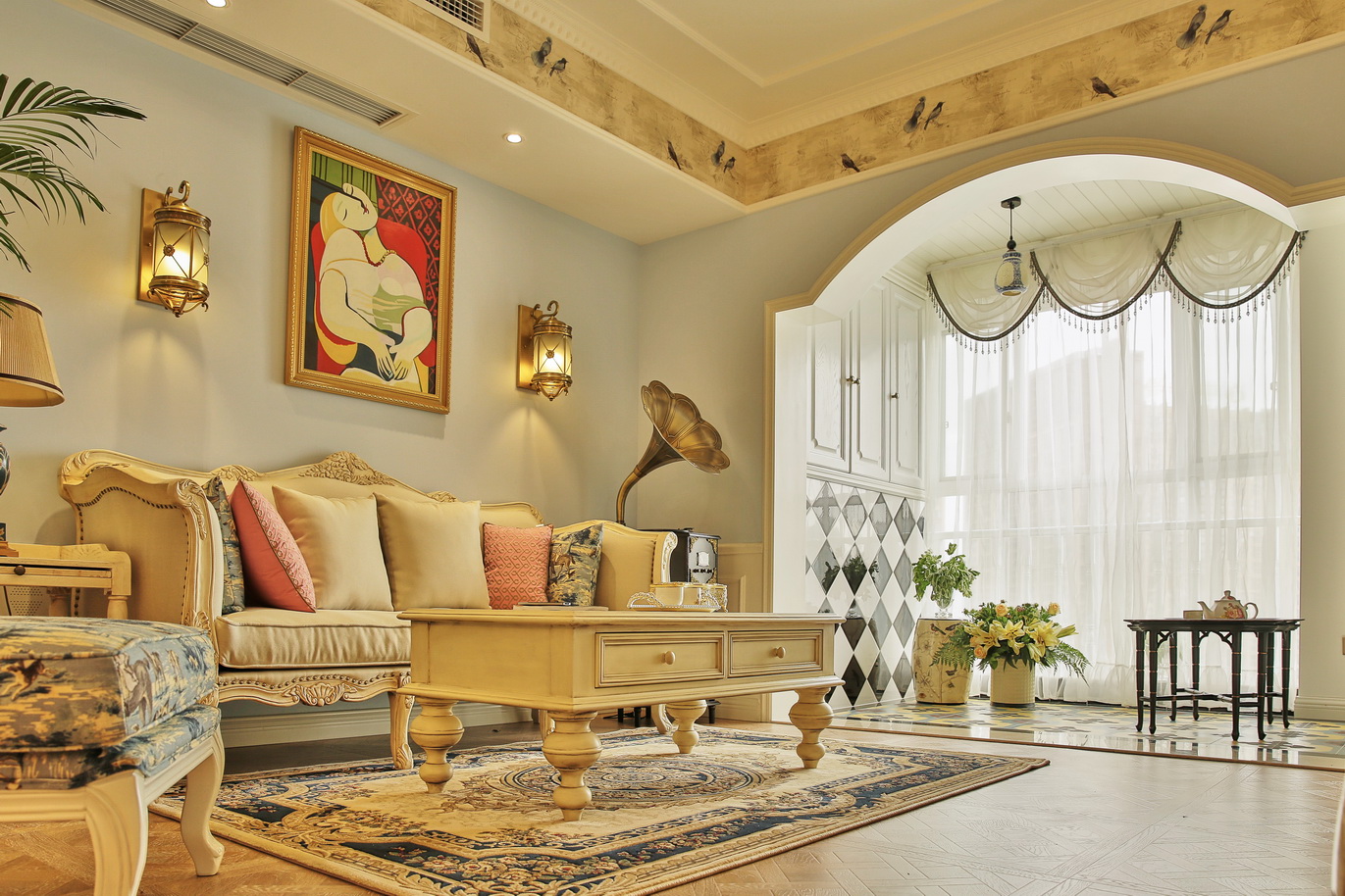 浪漫法式轻奢房间,浪漫法式别墅装修