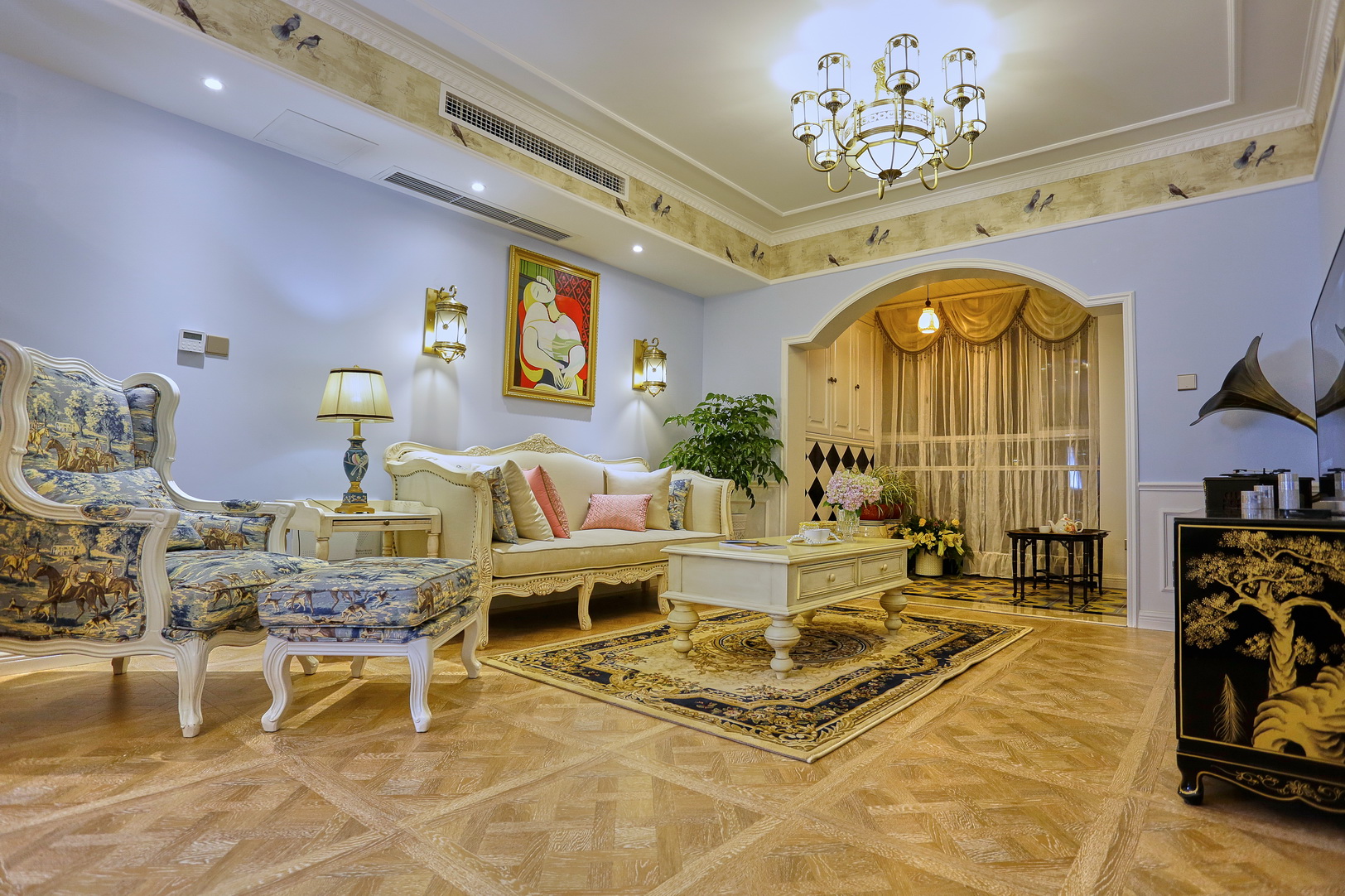 浪漫法式轻奢房间,浪漫法式别墅装修