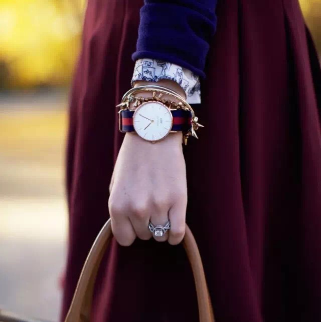 今年给自己买了个表,我去年买了一个表