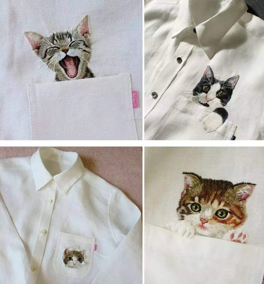 我说！你能不能找个正经地方好好绣花~