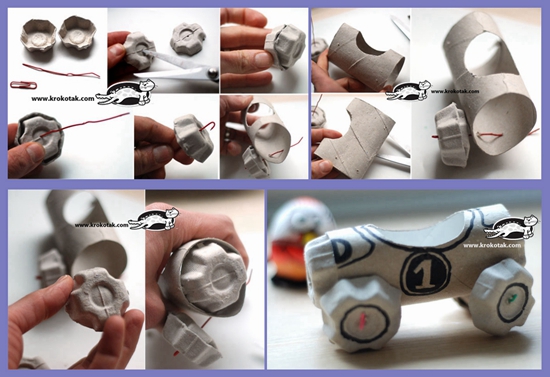 废品制作汽车总动员,汽车总动员卡片制作