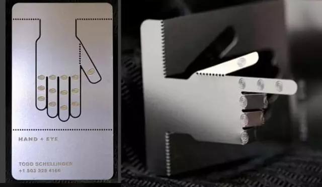 黑色金属名片,纯黄金名片