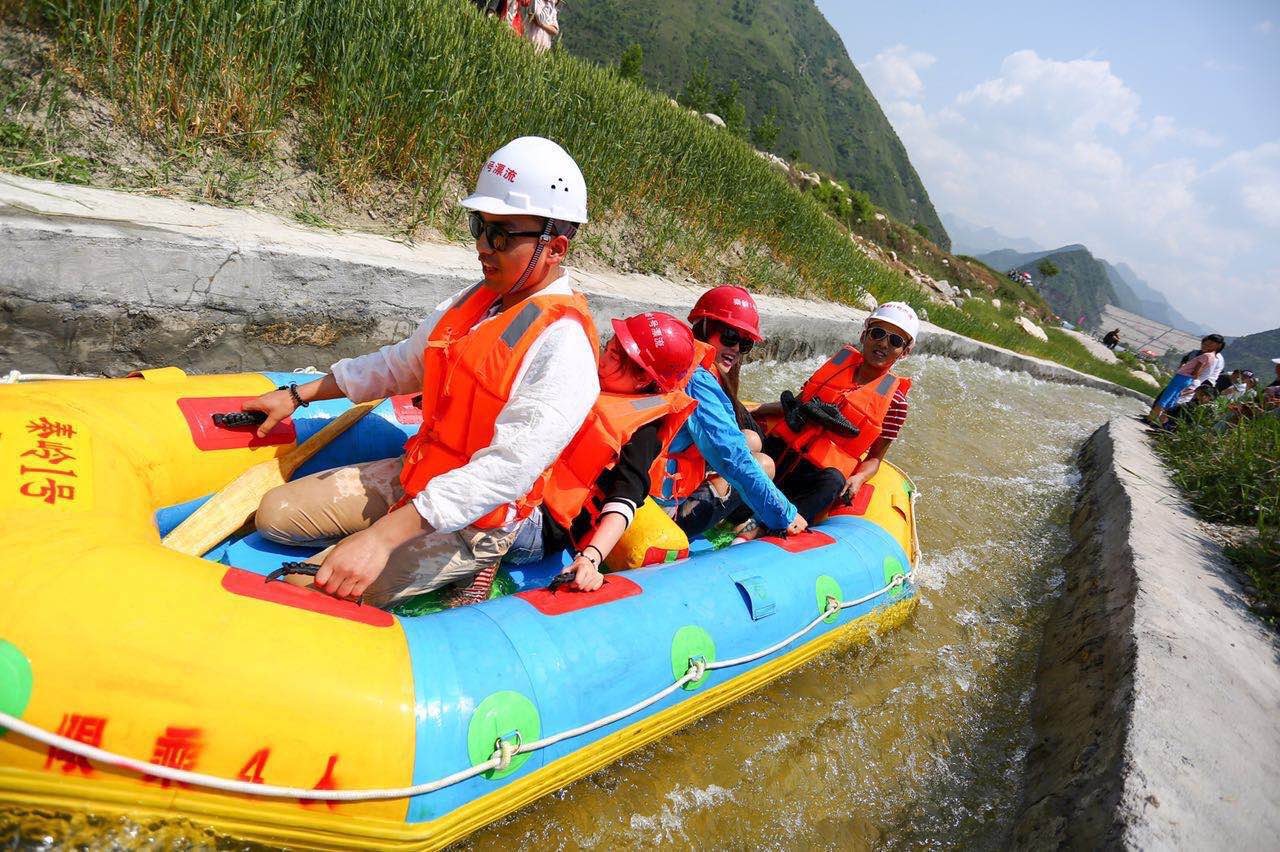 秦岭大峡谷五一漂流,5月秦岭漂流