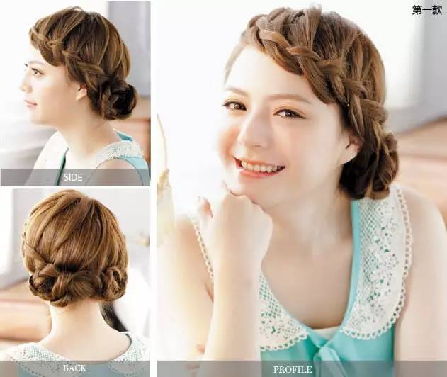 刘海清新编发教程简单,刘海长发简单减龄编发