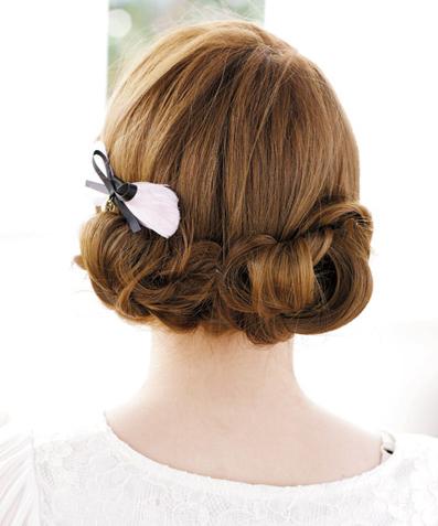 刘海清新编发教程简单,刘海长发简单减龄编发