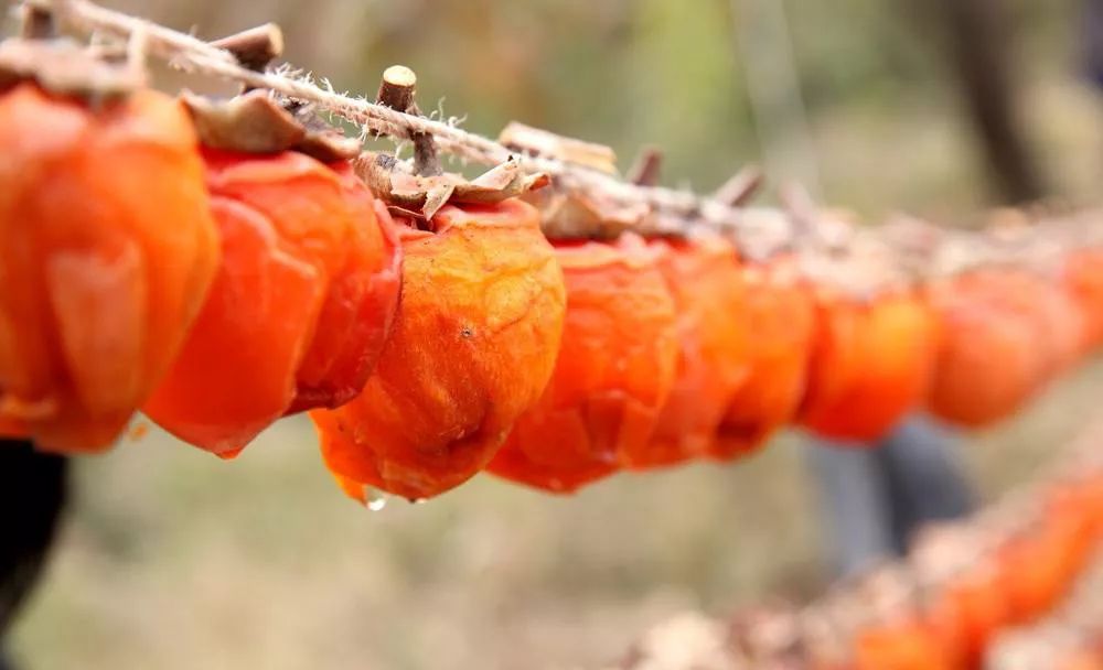 糖心柿饼软糯香甜,正宗富平流心柿饼黄色小包装