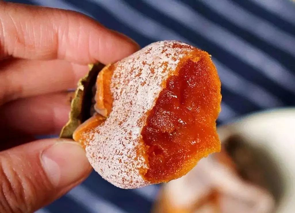 糖心柿饼软糯香甜,正宗富平流心柿饼黄色小包装