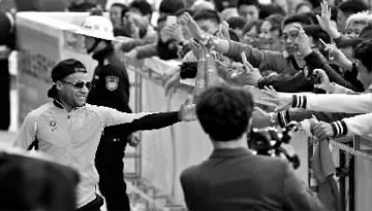 延边队延边球迷,延边球迷做客上海上港