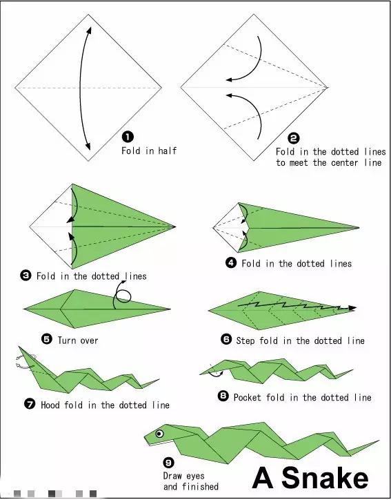 折纸大全创意7-12岁,有趣的折纸只需要一张长方形纸