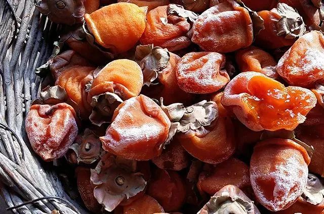 糖心柿饼软糯香甜,正宗富平流心柿饼黄色小包装