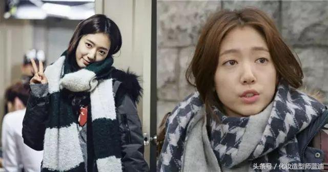 围巾发型,冬天围围巾适合什么发型