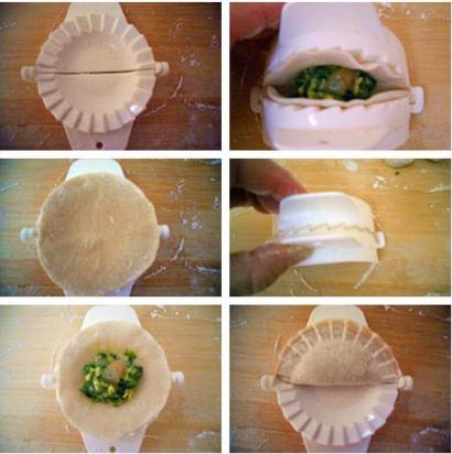 一分钟学会包水饺,一分钟学会包饺子的手法