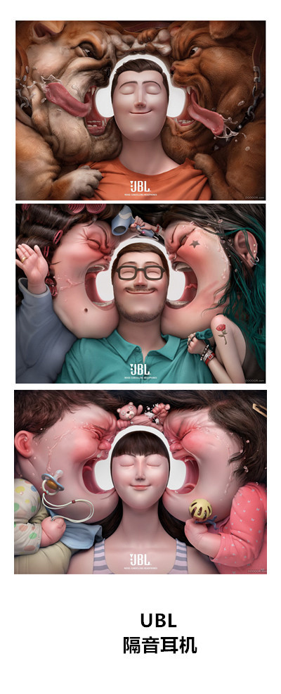 广告设计欣赏有脑洞的广告更吸睛,让人印象深刻的平面广告设计