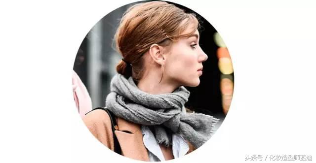 围巾发型,冬天围围巾适合什么发型