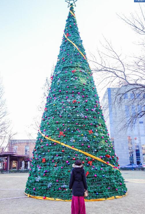 圣诞节热恋生活日记，开着轩逸陪女朋友搜集北京的圣诞树
