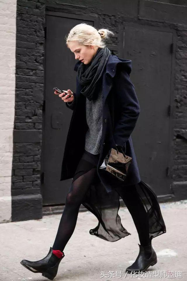 围巾发型,冬天围围巾适合什么发型