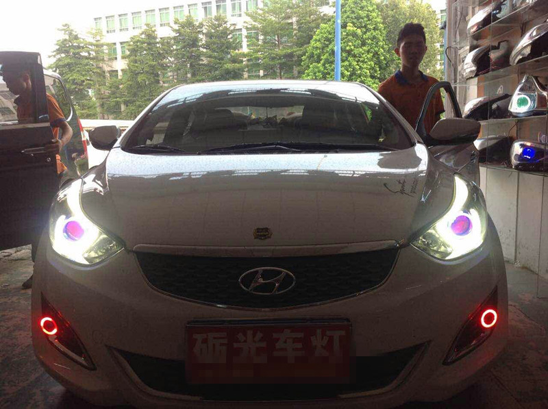 改车灯广州五菱,改车灯广州