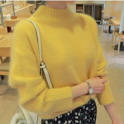 羽绒服女款冬显瘦时髦加厚毛领,廓形羽绒服女中长款毛领