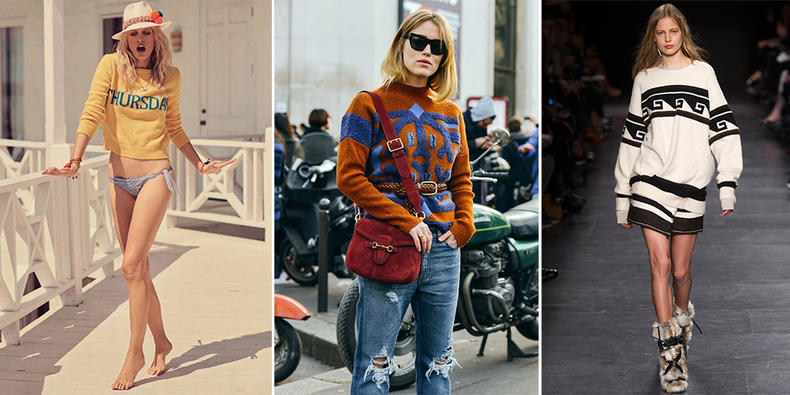 高领针织小黑裙两件怎么搭配,超长修身高领毛衣裙如何搭配