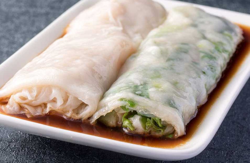 如何在家自制爽滑细嫩的肠粉,2分钟学会做肠粉技术