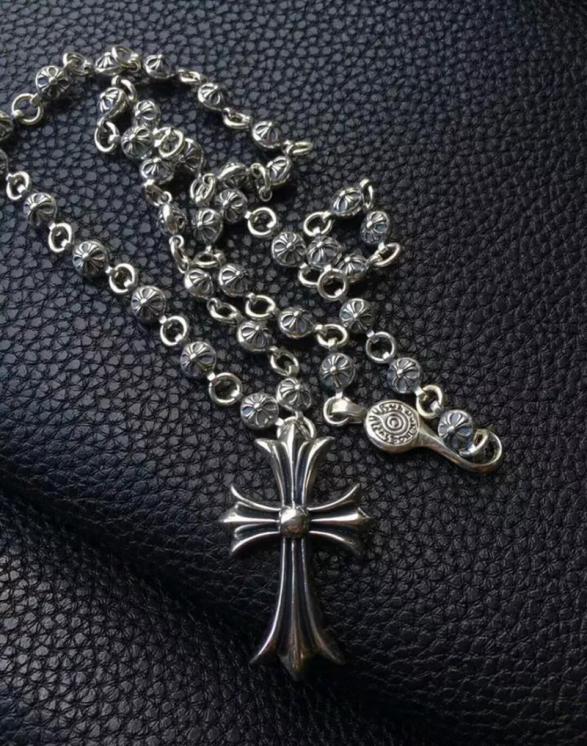 克罗心项链22k金新款,使徒行者2周柏豪克罗心项链