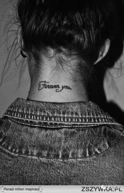 颈部纹身全过程,那些超酷的颈部纹身