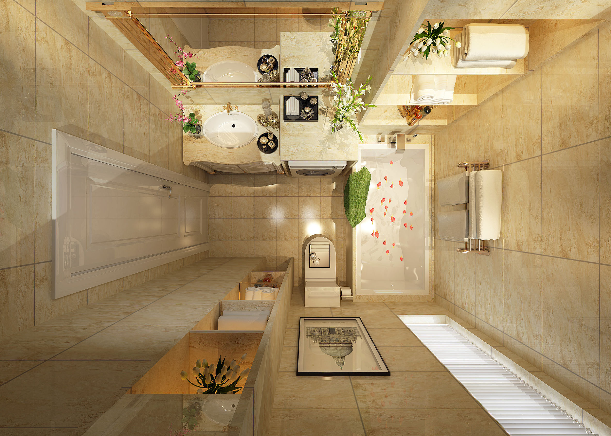 汤河铭筑114平米装修效果图,汤河铭筑199平装修