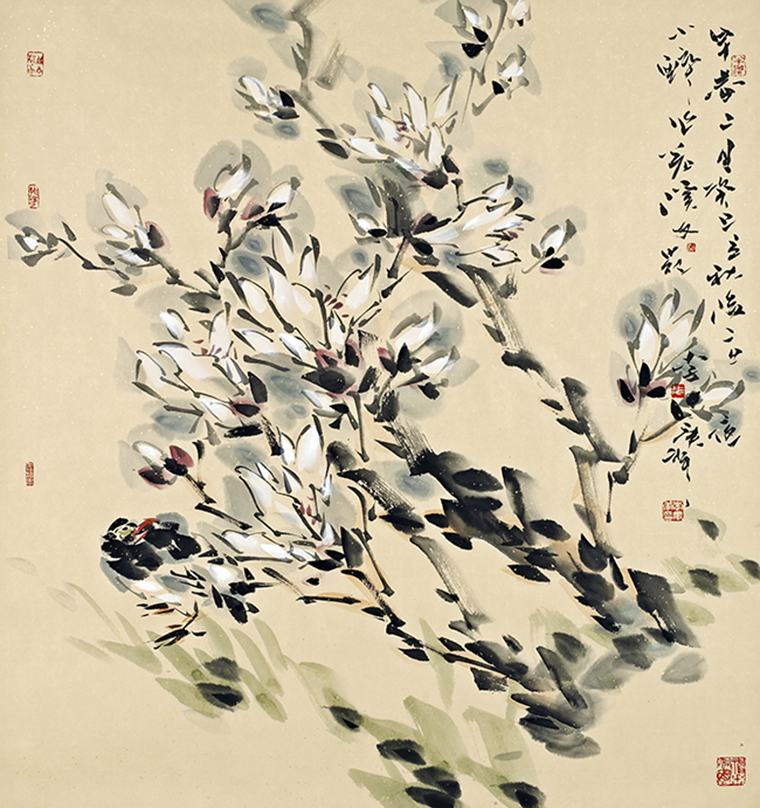 画家李庚一日一画,画家李庚作品价值