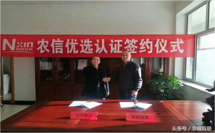 热烈祝贺山西日升粮油优质压片玉米认证农信优选