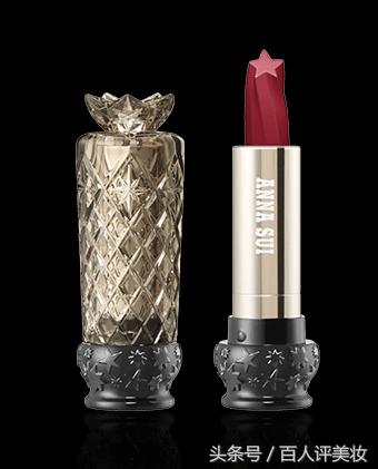 安娜苏唇膏星星,安娜苏红宝石唇膏试色