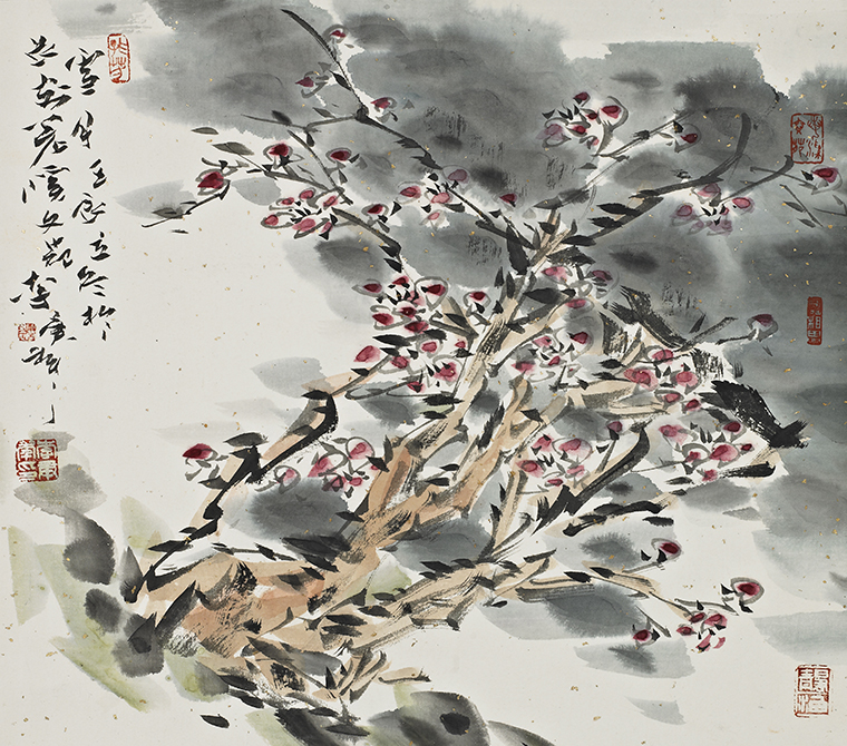 画家李庚一日一画,画家李庚作品价值