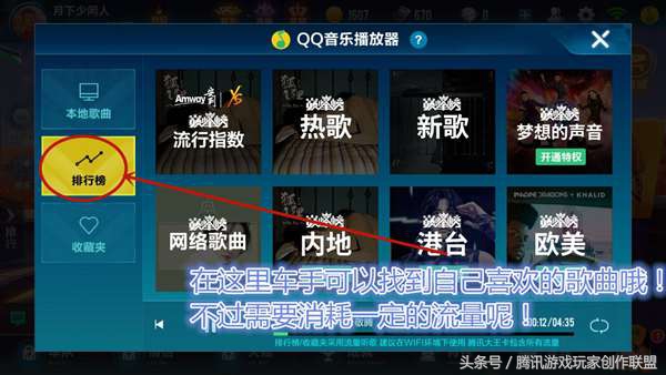 漂移学院：飙车怎能少了音乐？游戏内置QQ音乐*放播**器使用攻略