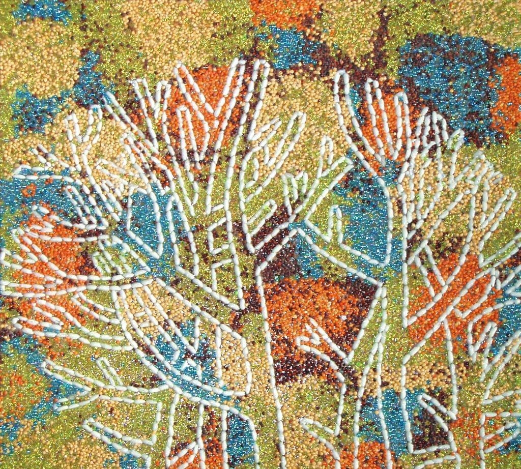 用各种各样的粮食做的画,用粮食做的粮食画简单又好看