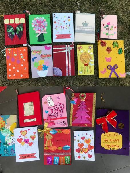 三年级英语新年贺卡制作过程内容,小学三年级英语新年贺卡制作