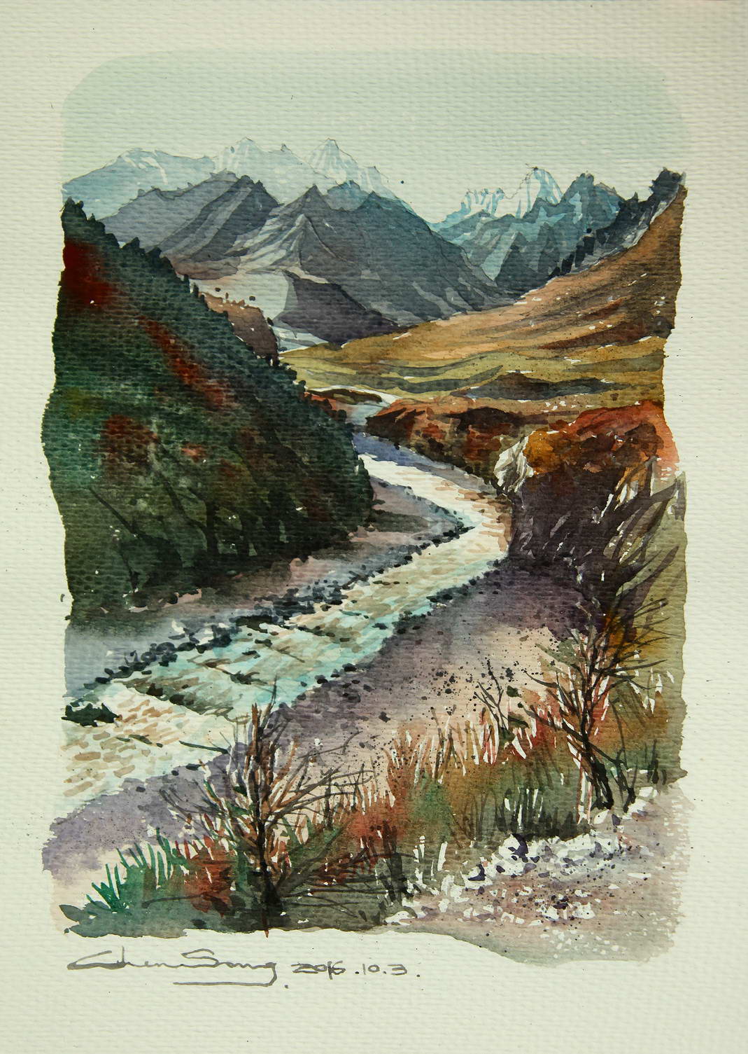 边走边画一场手绘的旅行,有一种旅行画边走边画