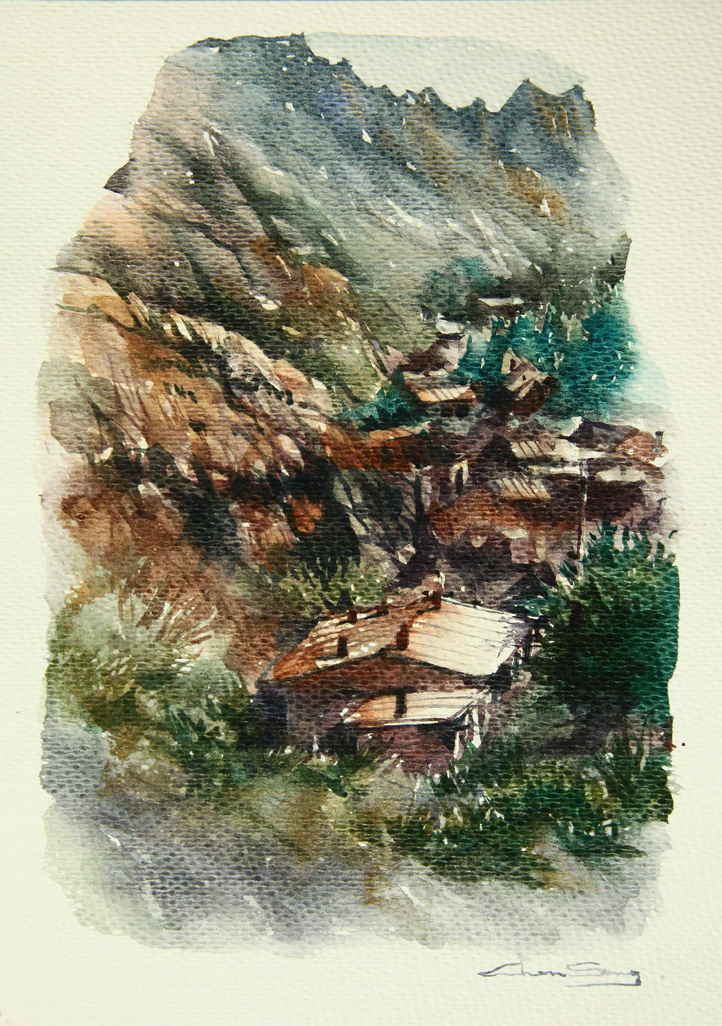 边走边画一场手绘的旅行,有一种旅行画边走边画