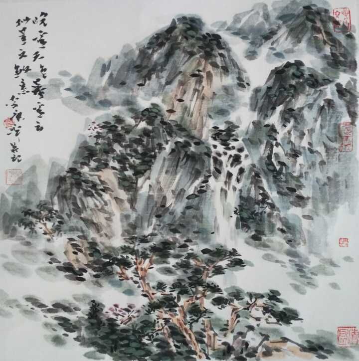 画家李庚一日一画,画家李庚作品价值