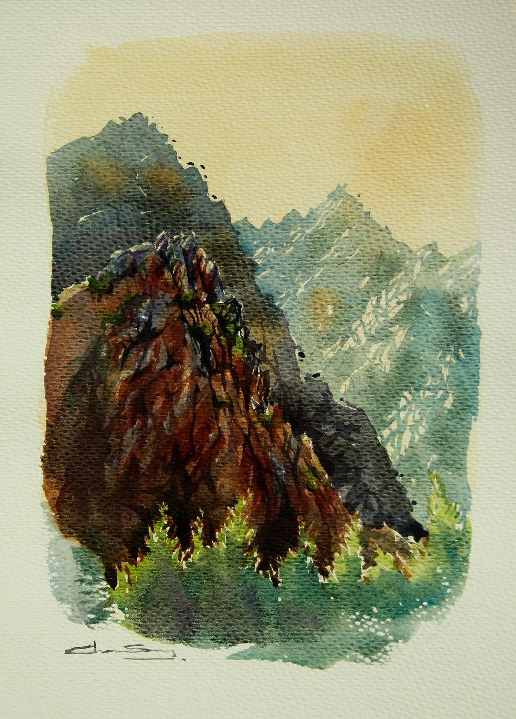 边走边画一场手绘的旅行,有一种旅行画边走边画