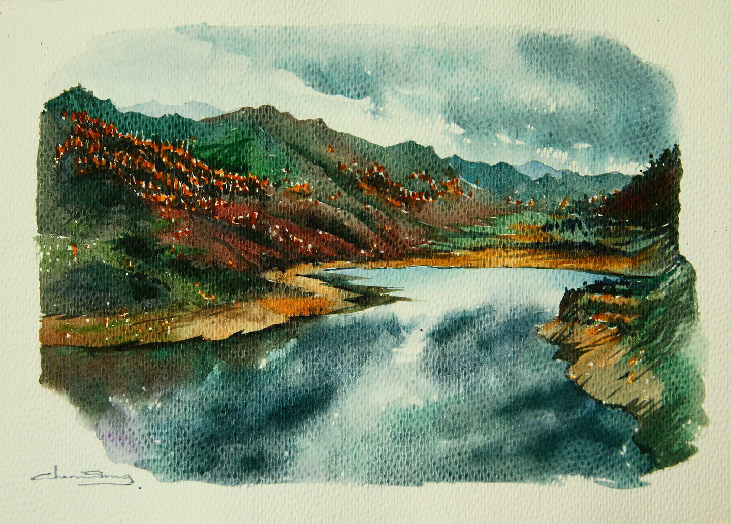 边走边画一场手绘的旅行,有一种旅行画边走边画