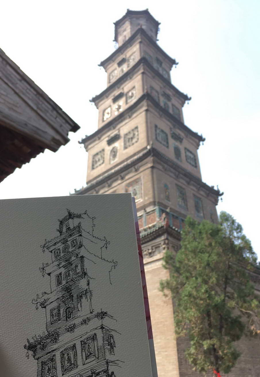 边走边画一场手绘的旅行,有一种旅行画边走边画