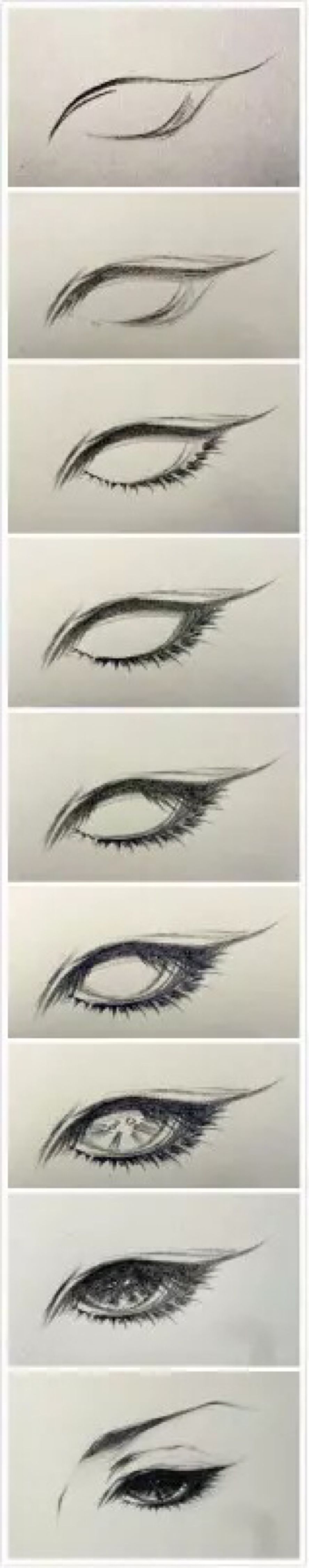 教你学画眼睛简单又漂亮,教你画三种风格的眼睛绘画教程