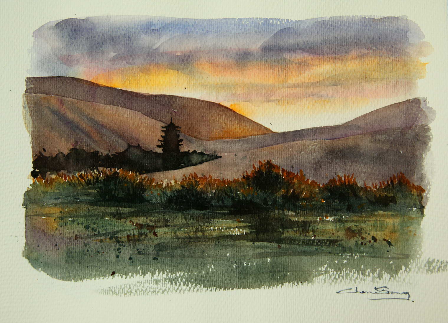 边走边画一场手绘的旅行,有一种旅行画边走边画