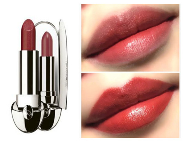 ysl娇兰纪梵希口红试色 (纪梵希小羊皮n37色号和娇兰214)