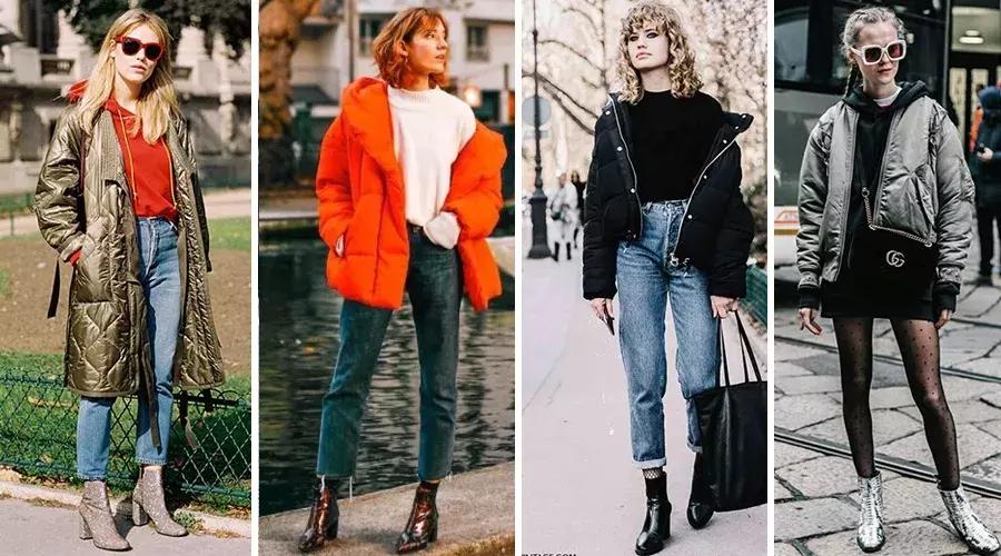 卫衣款羽绒服搭什么裤子,羽绒服卫衣冬季搭配保暖时髦