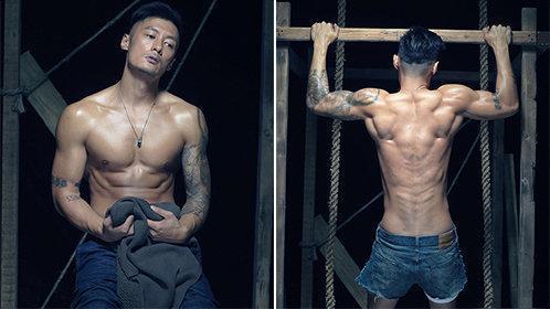 精神氮泵健身前后,余文乐健身方式叫什么