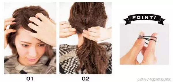 简单的盘发欧美韩系,泡面卷发型教程