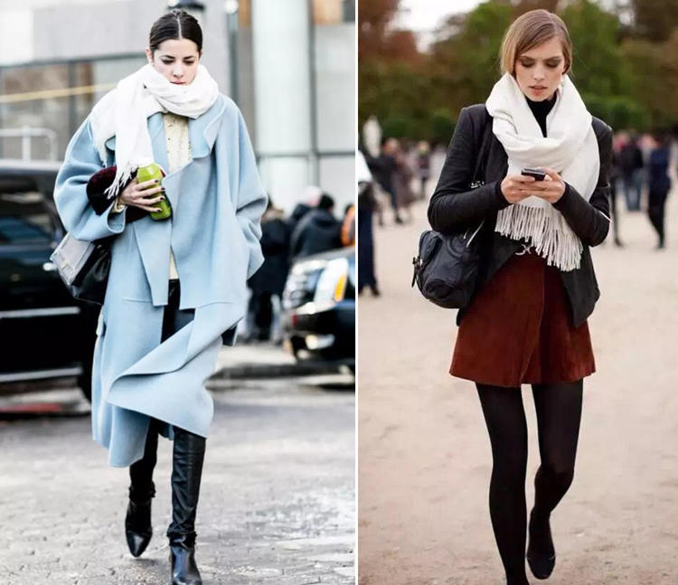 佛系着装真的很重要,森系穿搭围巾