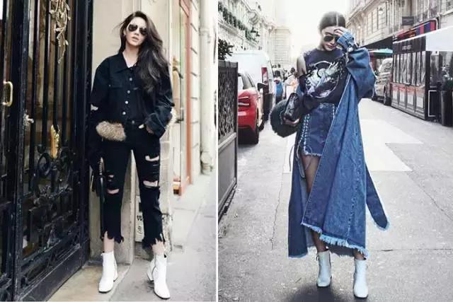 适合冬天小女生穿的黑色马丁靴,适合年轻小姐姐穿的衣服